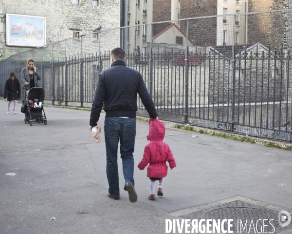 Père et fille, Paris nord