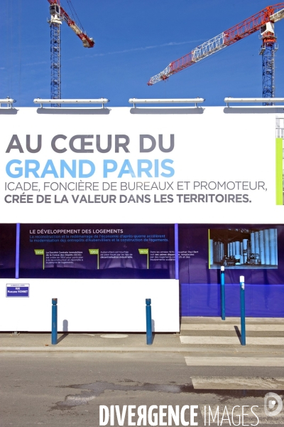 Illustration Avril 2015.Construction du siege de Veolia