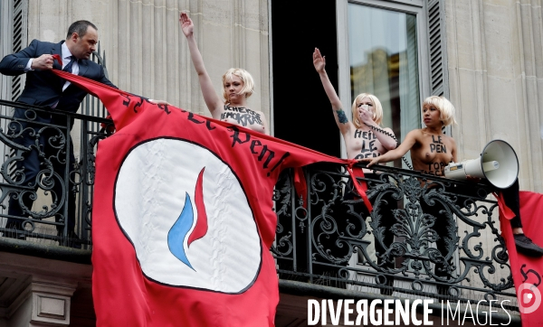 Defilé du front national le 1er mai 2015