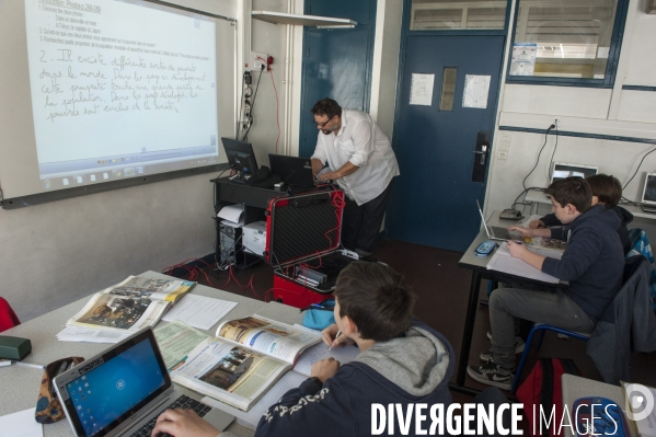 Les outlis numériques au collège