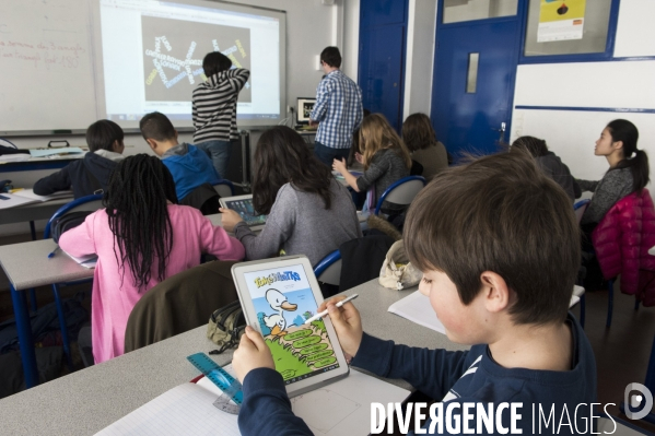 Les outlis numériques au collège
