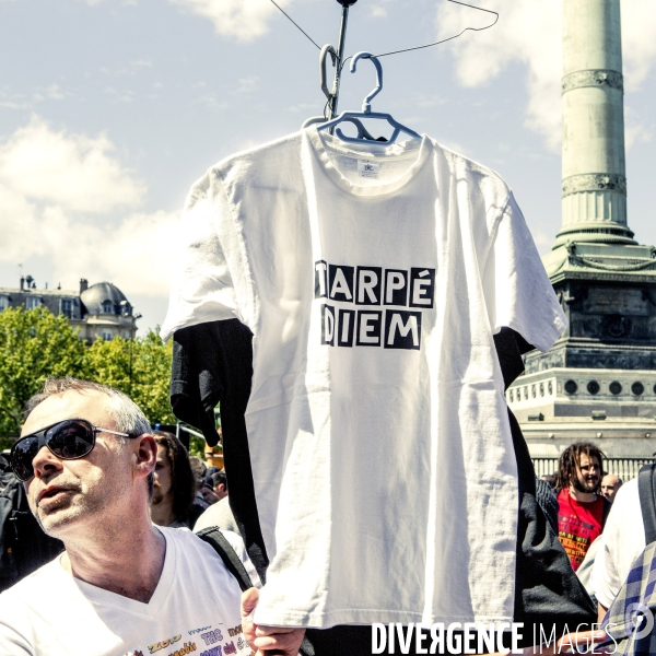 Marche pour la depenalisation du cannabis, Paris.