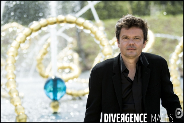 Inauguration après deux ans de travaux du Bosquet du théatre d eau, redessiné par le paysagiste Louis BENECH et investi par les sculptures fontaines de l artiste Jean-Michel OTHONIEL dans le parc du château de Versailles.