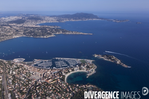 Vue aérienne du Var