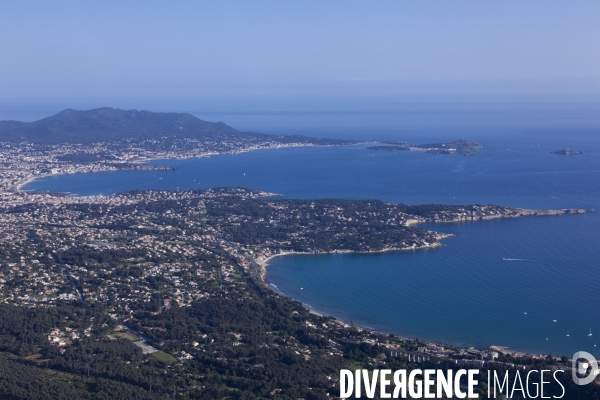 Vue aérienne du Var