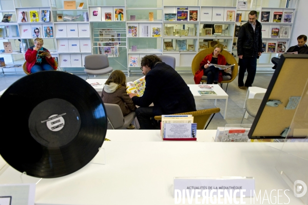 La mediatheque Francoise Sagan a Paris