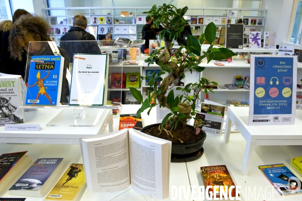 La mediatheque Francoise Sagan a Paris