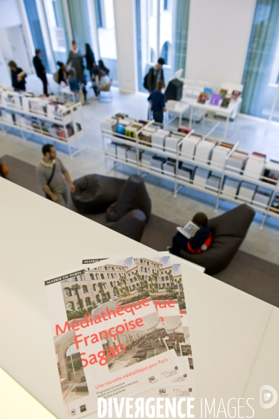 La mediatheque Francoise Sagan a Paris