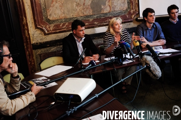 Marine le pen : lancement de la campagne contre le traite transatlantique