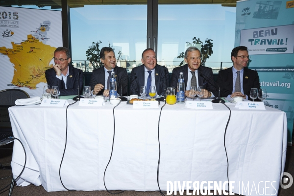 Medef gattaz tour de france beau travail