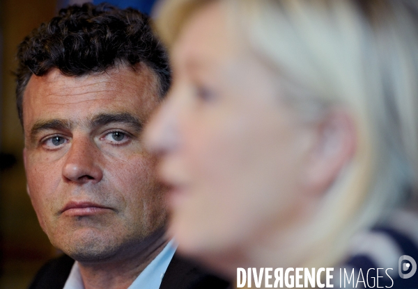 Philippe Murer avec Marine Le Pen