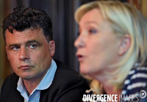 Philippe Murer avec Marine Le Pen