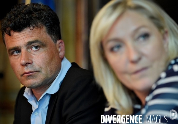 Philippe Murer avec Marine Le Pen