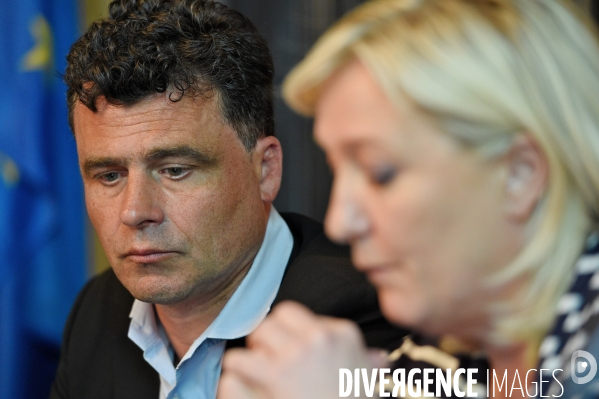 Philippe Murer avec Marine Le Pen