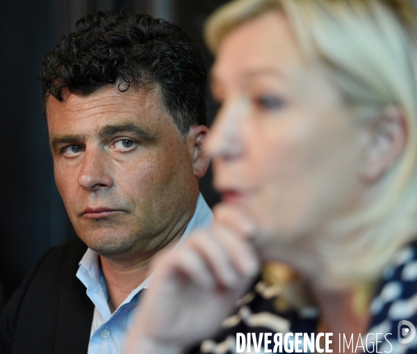 Philippe Murer avec Marine Le Pen