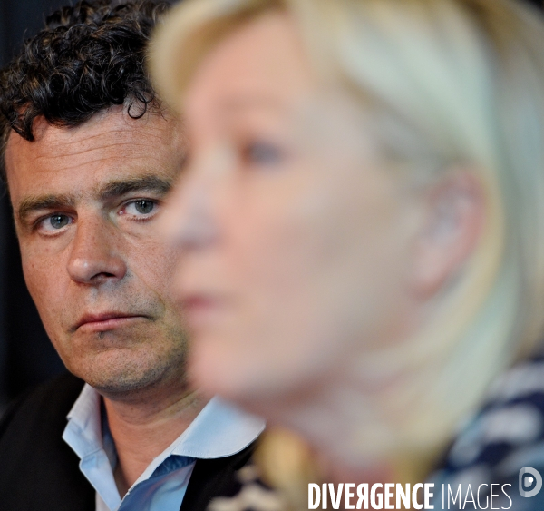 Philippe Murer avec Marine Le Pen