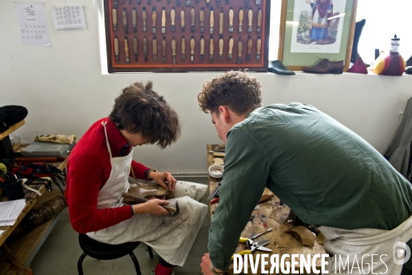 Les ateliers de la  maison des Compagnons du devoir a Pantin.Atelier plomberie