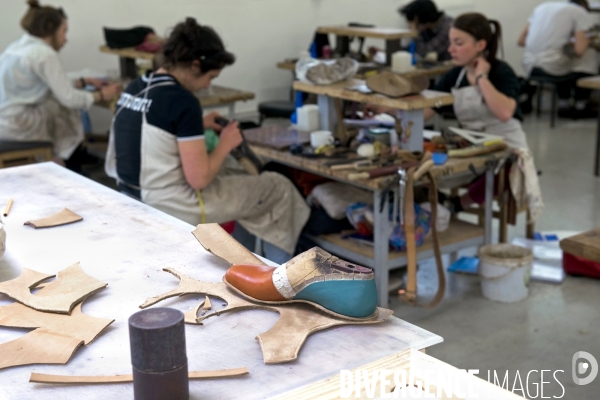 Les ateliers de la  maison des Compagnons du devoir a Pantin.Atelier plomberie