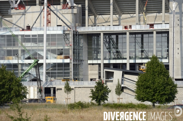 Chantier du stade OL Land, Décines