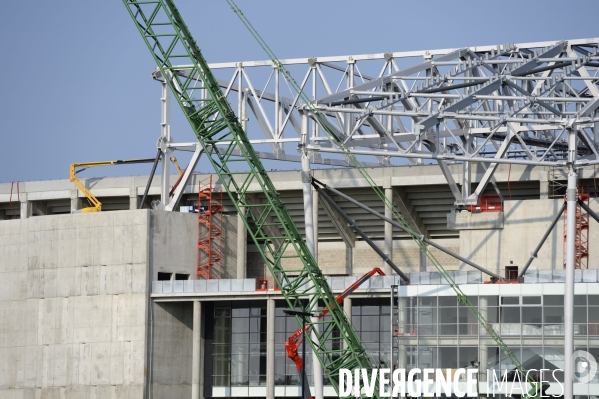 Chantier du stade OL Land, Décines