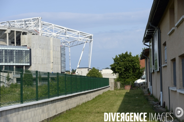 Chantier du stade OL Land, Décines