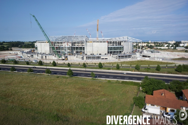 Chantier du stade OL Land, Décines