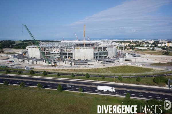 Chantier du stade OL Land, Décines