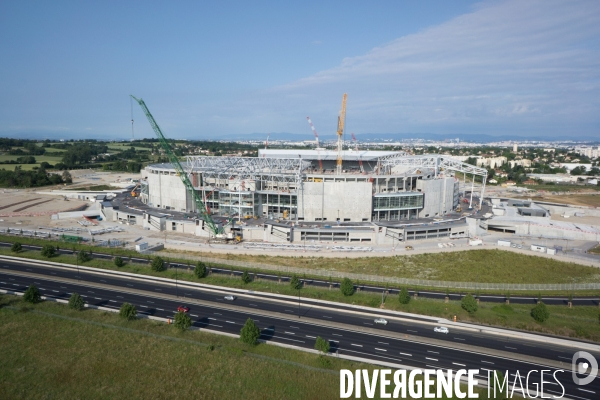 Chantier du stade OL Land, Décines