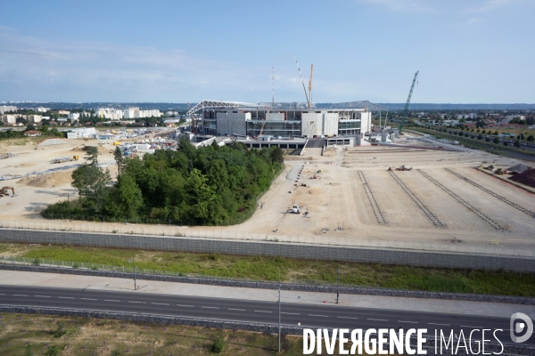 Chantier du stade OL Land, Décines