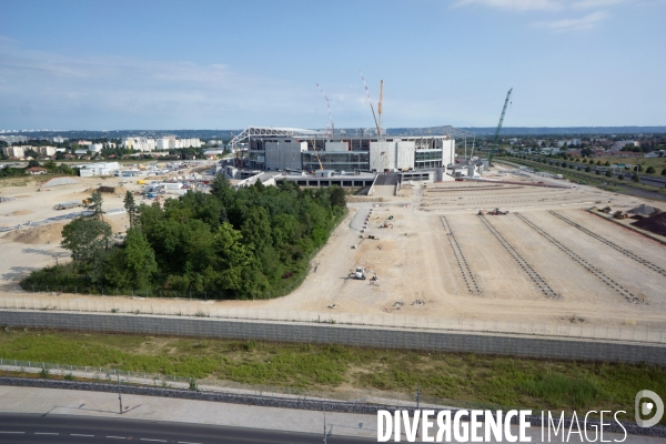 Chantier du stade OL Land, Décines