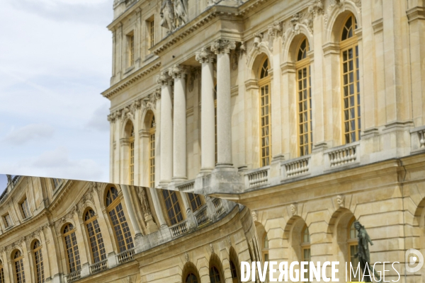 Anish Kapoor à Versailles, mai 2015.