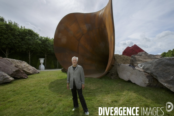 Anish Kapoor à Versailles, mai 2015.