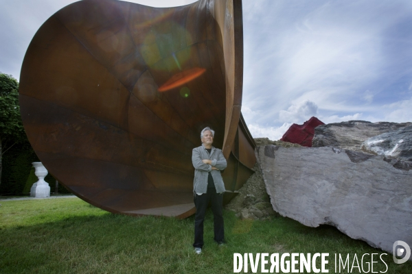 Anish Kapoor à Versailles, mai 2015.