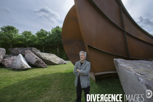 Anish Kapoor à Versailles, mai 2015.