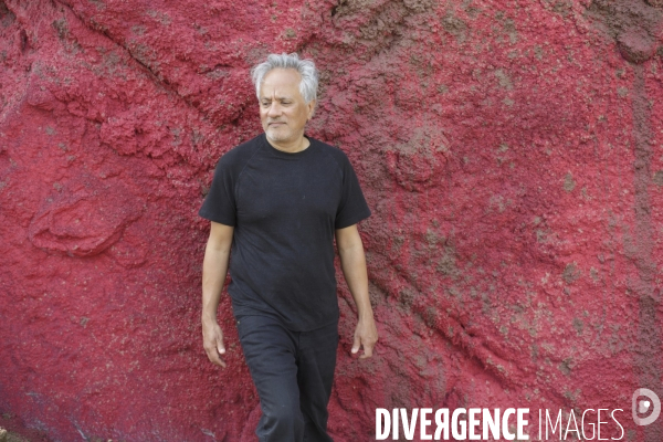 Anish Kapoor à Versailles, mai 2015.