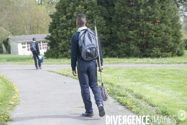 Jeunes volontaires de l Epide de Montry