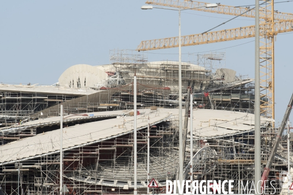 Doha, Qatar - Chantier du National Museum of Qatar - Jean Nouvel