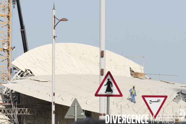 Doha, Qatar - Chantier du National Museum of Qatar - Jean Nouvel