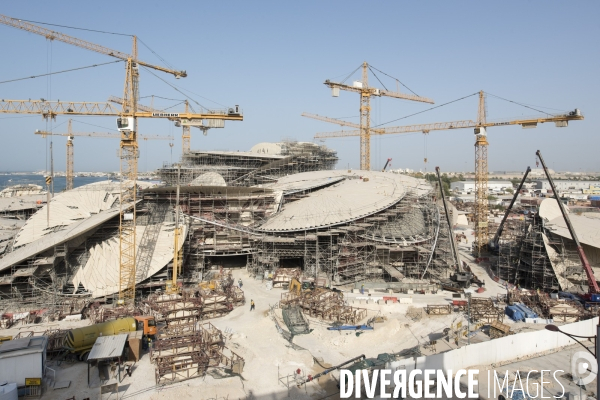 Doha, Qatar - Chantier du National Museum of Qatar - Jean Nouvel