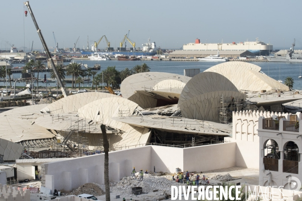 Doha, Qatar - Chantier du National Museum of Qatar - Jean Nouvel