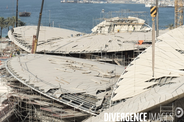 Doha, Qatar - Chantier du National Museum of Qatar - Jean Nouvel