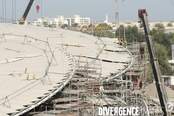 Doha, Qatar - Chantier du National Museum of Qatar - Jean Nouvel