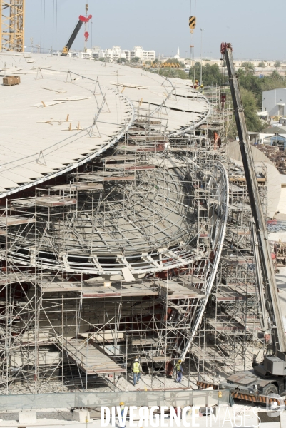 Doha, Qatar - Chantier du National Museum of Qatar - Jean Nouvel