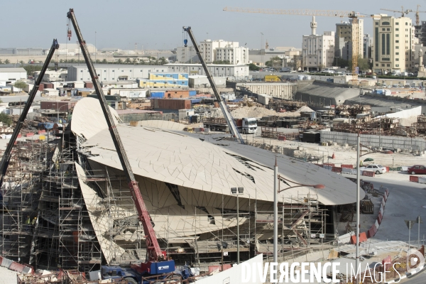 Doha, Qatar - Chantier du National Museum of Qatar - Jean Nouvel