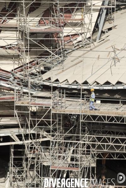 Doha, Qatar - Chantier du National Museum of Qatar - Jean Nouvel