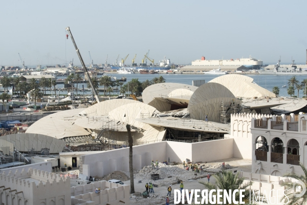 Doha, Qatar - Chantier du National Museum of Qatar - Jean Nouvel