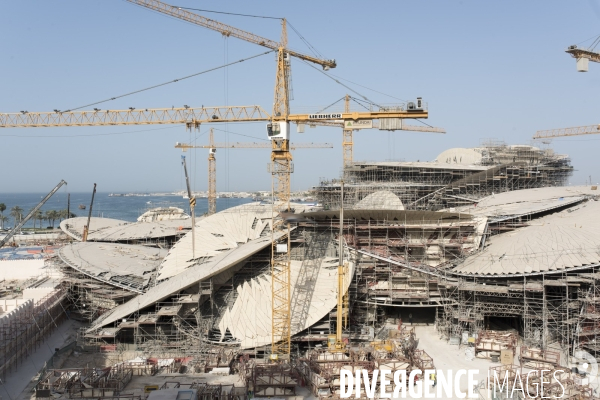 Doha, Qatar - Chantier du National Museum of Qatar - Jean Nouvel
