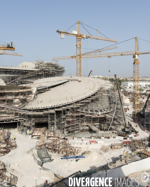 Doha, Qatar - Chantier du National Museum of Qatar - Jean Nouvel