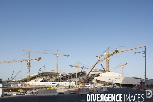 Doha, Qatar - Chantier du National Museum of Qatar - Jean Nouvel