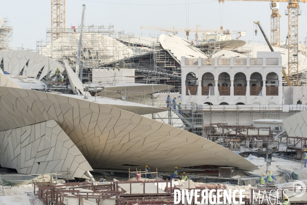 Doha, Qatar - Chantier du National Museum of Qatar - Jean Nouvel